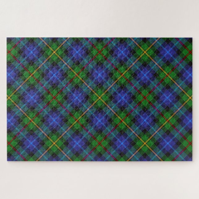 Smith Tartan Kariertes Muster Puzzle (Horizontal)