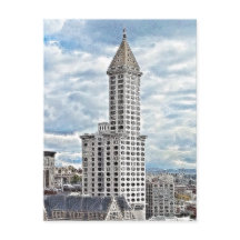 Smith Tower Postkarte