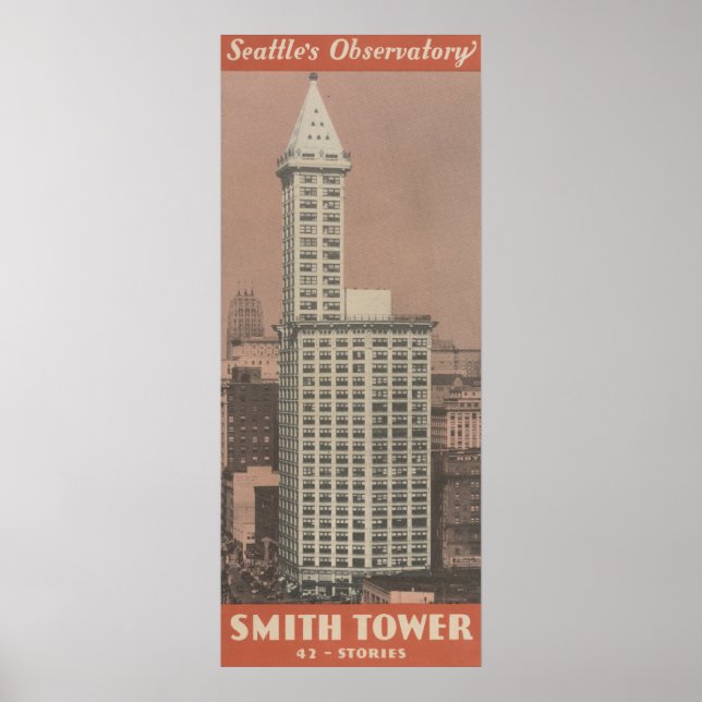 Smith Tower, Seattles Observatorium Poster (Vorne)