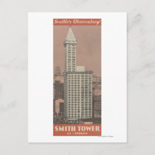 Smith Tower, Seattles Observatorium Postkarte