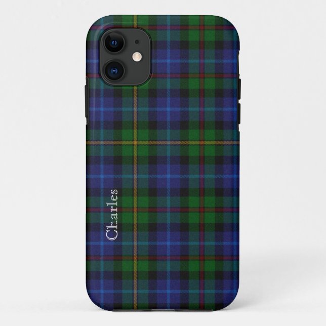 Smith Traditionelles Tartan Kariert Case-Mate iPhone Hülle (Rückseite)