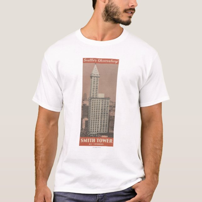 Smith-Turm, Seattles Observatorium T-Shirt (Vorderseite)