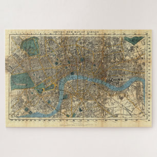Smithe neue Karte von London 1860 Puzzle