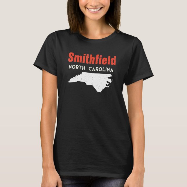 Smithfield North Carolina USA State America Travel T-Shirt (Vorderseite)