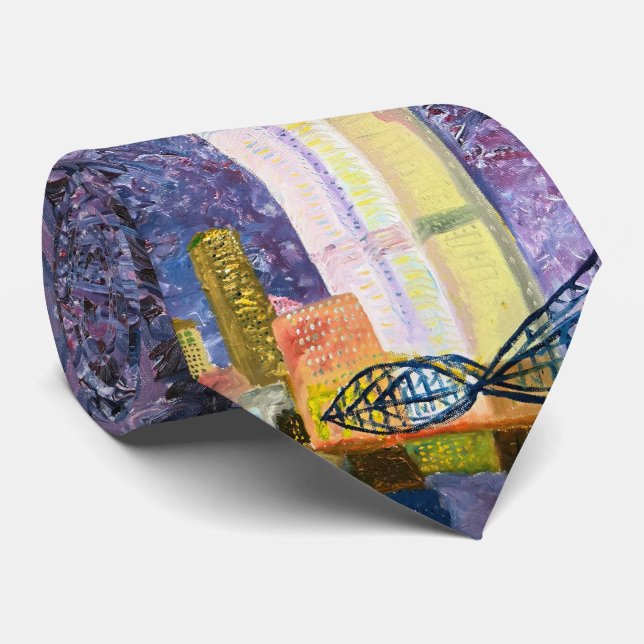 Smithfield St. Bridge Necktie Krawatte (Gerollt)