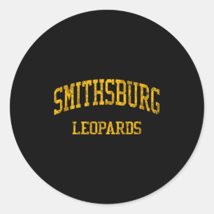 Smithsburg High School Hs Smithsburg Md Vintage Sr Runder Aufkleber