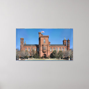 Smithsonian Castle in Washington, D.C. Leinwanddruck