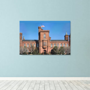 Smithsonian Castle in Washington, D.C. Leinwanddruck