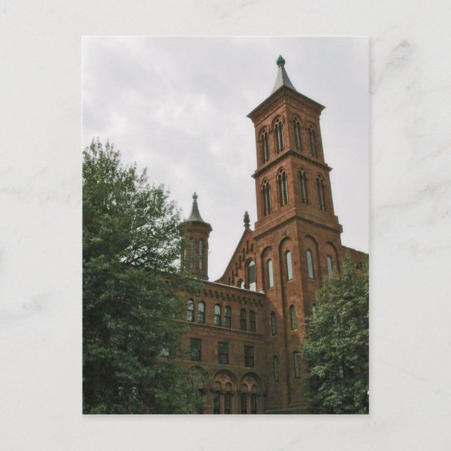 Smithsonian Castle - Washington DC Postkarte (Vorderseite)