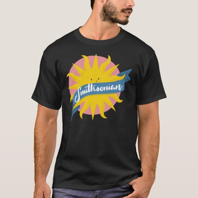 Smithsonian Institute Niedlich Sun Sticker T-Shirt (Vorderseite)