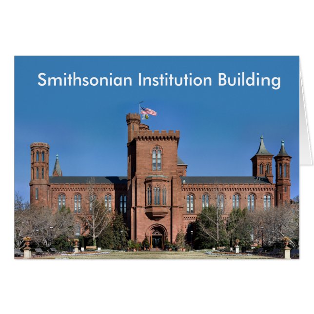 Smithsonian Institution Gebäude in Washington, DC (Vorderseite (Horizontal))