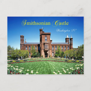 Smithsonian-Schloss, Washington DC Postkarte