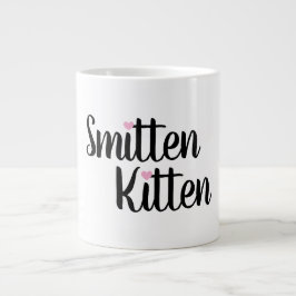 Smitten Kitten Cute Valentine Coffee Mug Gift Jumbo-Tasse