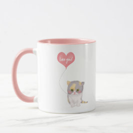 Smitten Kitten "Liebe you" Valentinstag Tasse