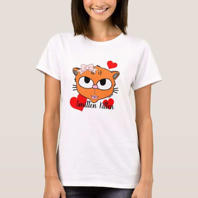 Smitten Kitten Puckered Lips T - Shirt (Vorderseite)