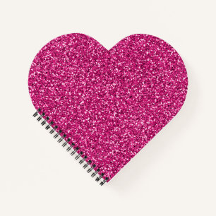 Smitten Pink Glitzer Notizbuch
