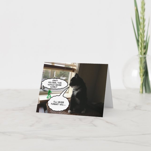 Smittens sagt, glücklicher Valentinstag Feiertagskarte (Vorderseite)