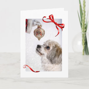 Smitty und Santa Feiertagskarte