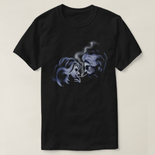 Smoke Art Liebhaber - Gotisches, ätherisches Paar T-Shirt