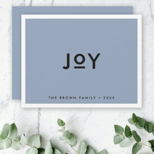 Smoke Blue Joy Minimalistische Weihnachten
