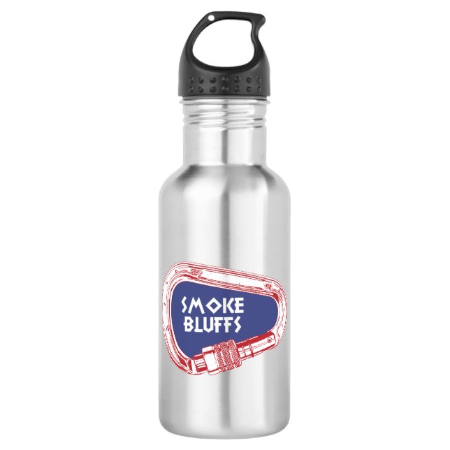 Smoke Bluffs Climbing Carabiner Edelstahlflasche (Vorderseite)