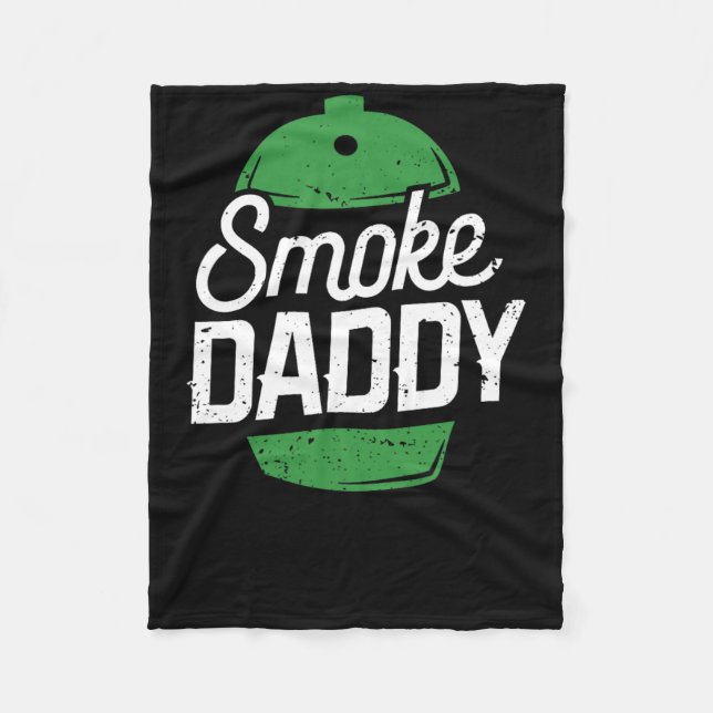 Smoke Daddy Green Egg Pitmaster Vater Grillen Gril Fleecedecke (Vorderseite)