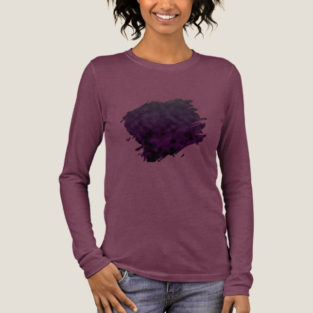 Smoke Orchid Tri-Blend Shirt (Vorderseite)
