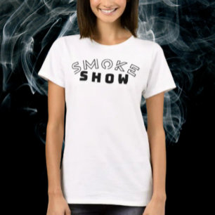 Smoke Show Typografie-Shirt T-Shirt