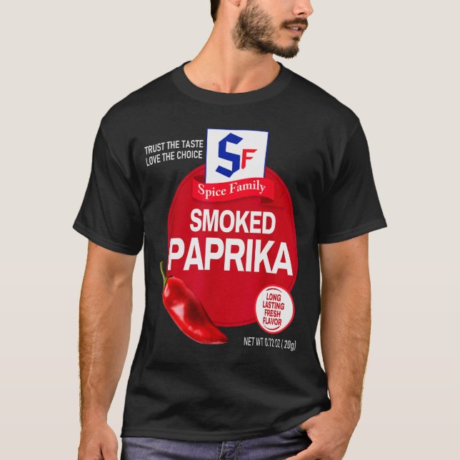 Smoked Paprika Halloween Sce Costume Group Matchin T-Shirt (Vorderseite)