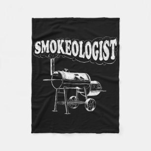 Smokeologin - Funny Pitmaster Grillen Smoker Grill Fleecedecke