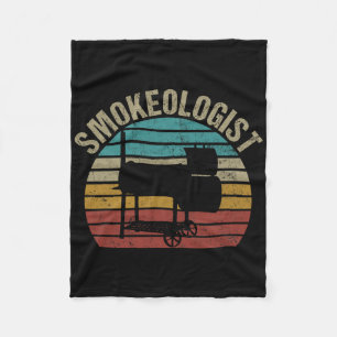 Smokeologist - Lustiger Pitmaster Bbq-Raucher Gril Fleecedecke
