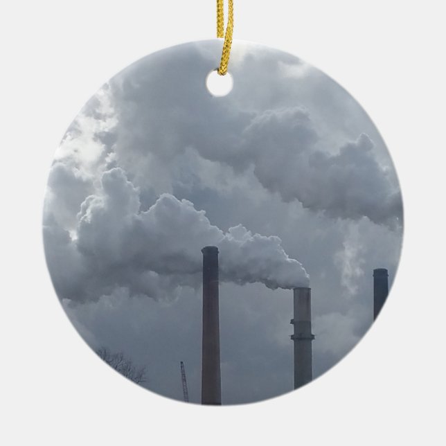 Smokestacks Keramik Ornament (Vorne)