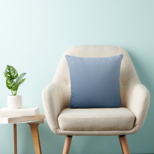 Smokey Blau Subtiles Hell-Dunkel-Design Kissen