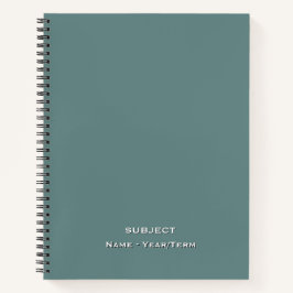 Smokey Blue Notizbuch