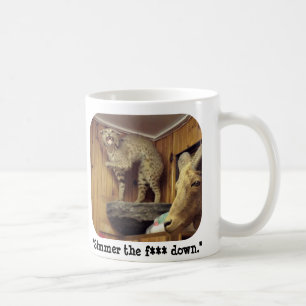 Smokey, das der Rotluchs sagt, dass "unten sieden Tasse