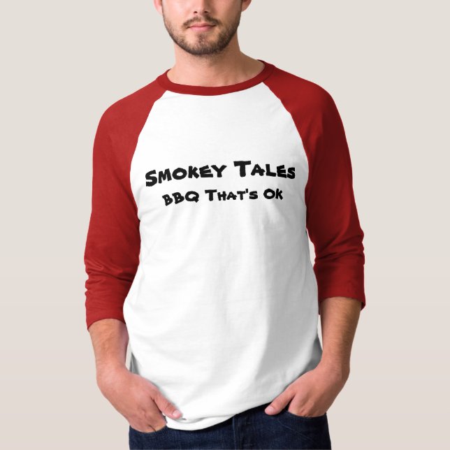 Smokey Geschichten-Baseball-Shirt T-Shirt (Vorderseite)