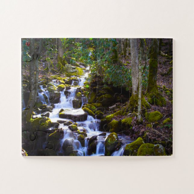 Smokey Mountain River Creek North Carolina Puzzle (Horizontal)