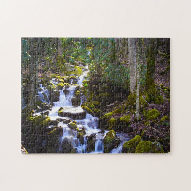 Smokey Mountain River Creek. Puzzle (Horizontal)