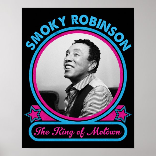 Smokey Robinson der König von Motown Poster (Vorne)