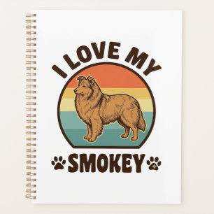 Smokey Sheltie Hund Vintage Sonnenuntergang Shirt Planer