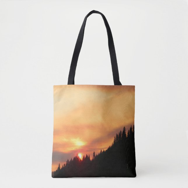 Smokey Sunset über den Bergen... (Vorderseite)