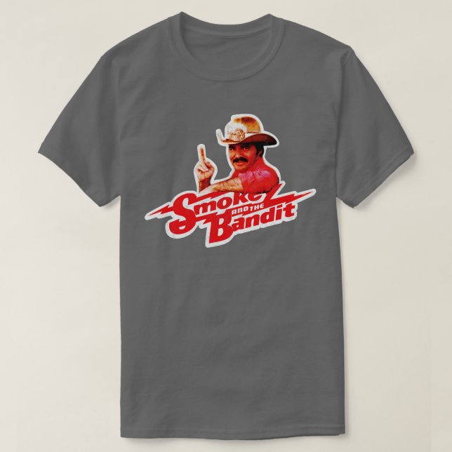 Smokey und Bandit Burt Reynolds lustiges Design T-Shirt (Design vorne)