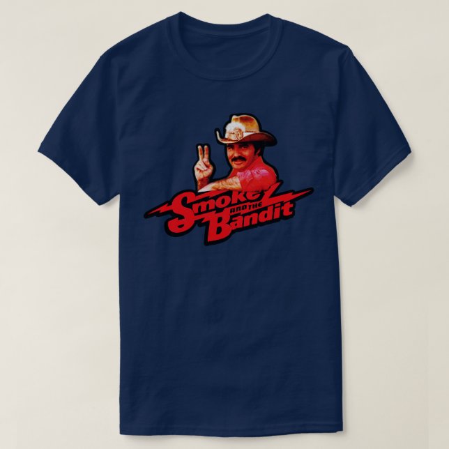 Smokey und es Burt Reynolds Fan Art T-Shirt (Design vorne)