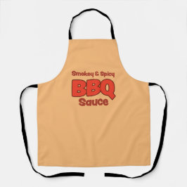 Smokey und scharfe GRILLEN Sauce Schürze