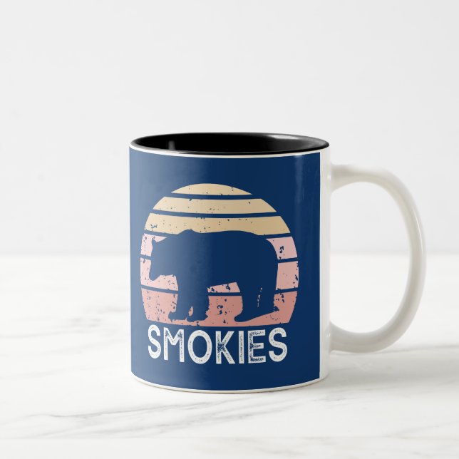 Smokies Bear Zweifarbige Tasse (Rechts)