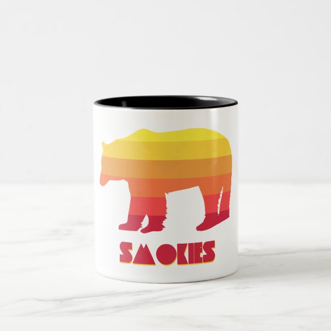 Smokies Rainbow Bear Zweifarbige Tasse (Mittel)