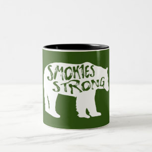 Smokies Starker Bär Zweifarbige Tasse