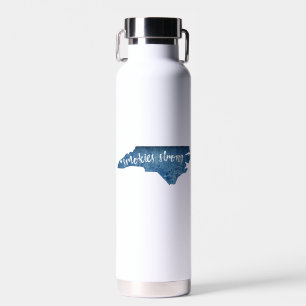 Smokies Strong North Carolina Wood Gran Trinkflasche