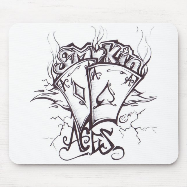 smokin Asse Mousepad (Vorne)