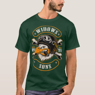 Smokin Eagle Witdows Sons Masonic T-Shirt